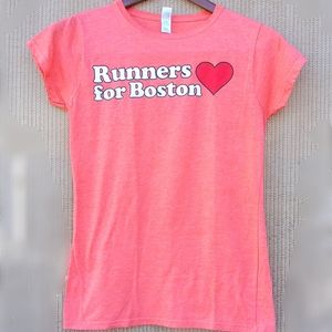 Ladies Gildan Soft Style 'Runners for Boston' Tee